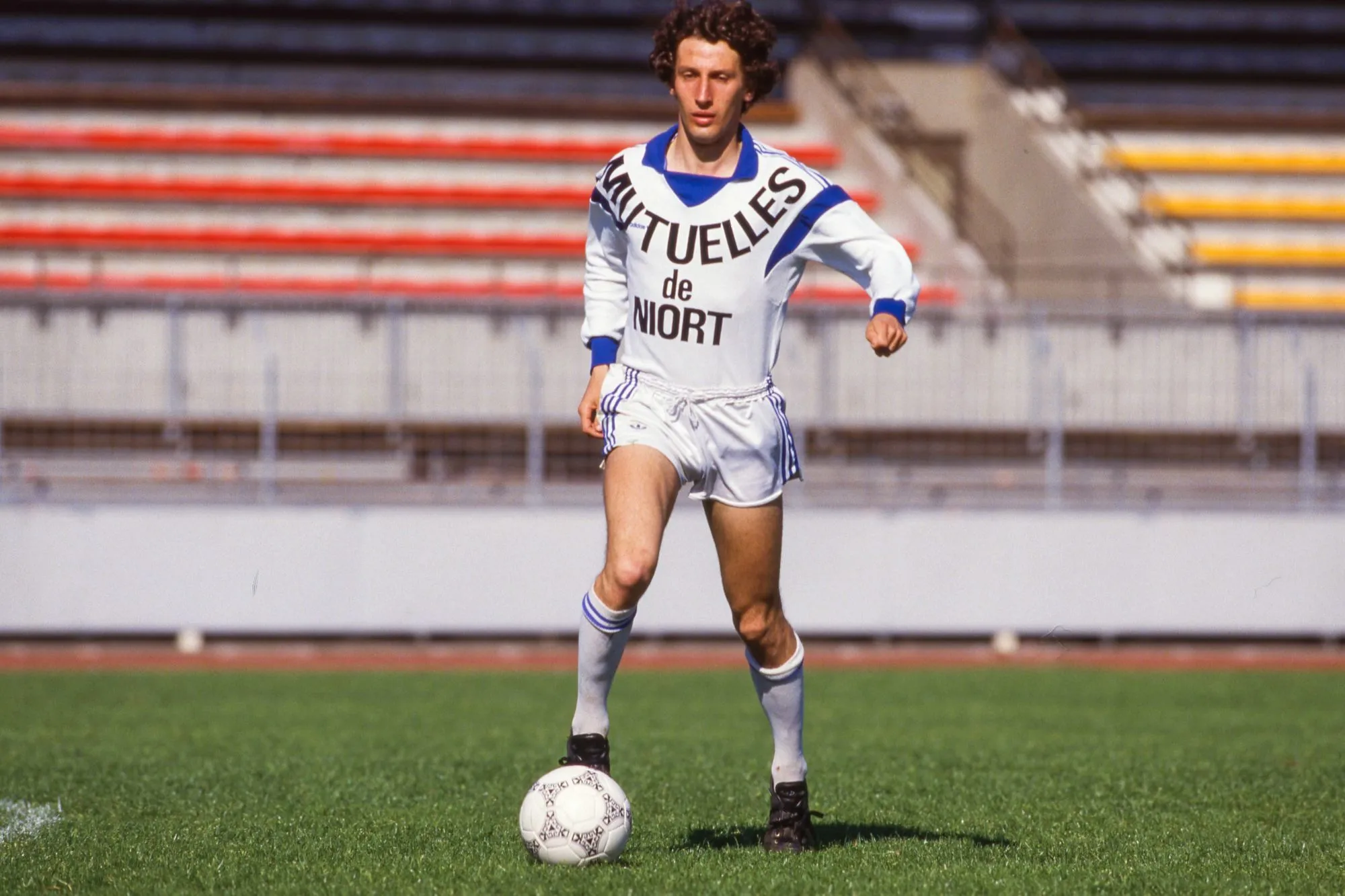 Pascal Gastien sous le maillot de Niort, en 1987.