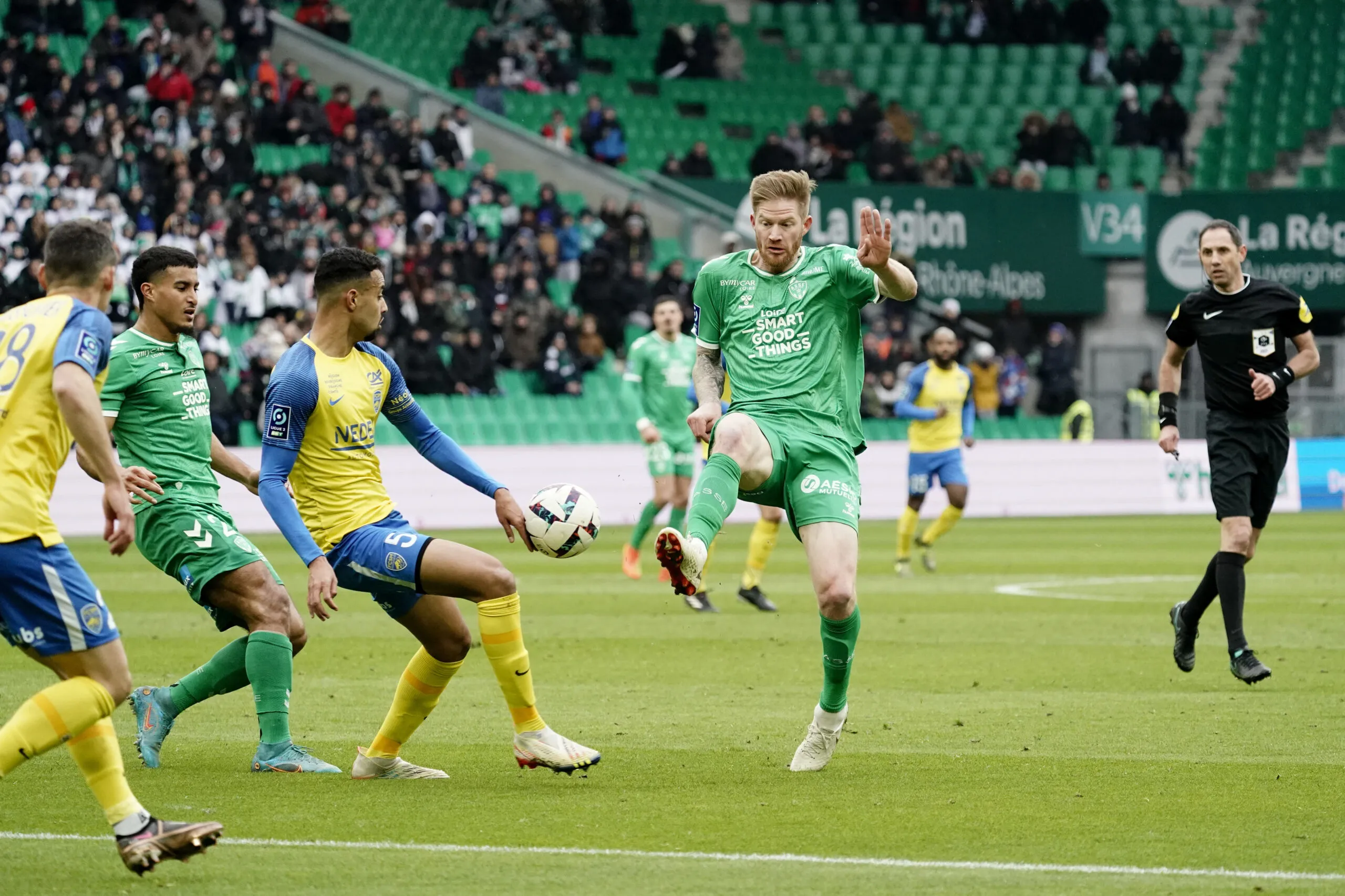 Saint-Étienne s&rsquo;incline sur le fil contre Sochaux