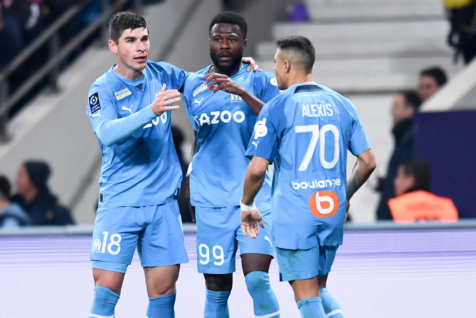 L'OM renverse Toulouse au Stadium