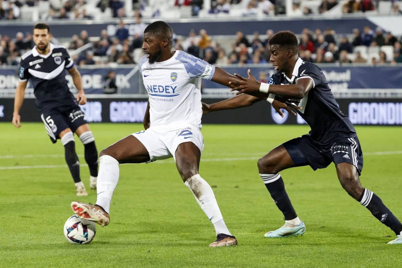 Ibrahim Sissoko (Sochaux) face à Bordeaux.