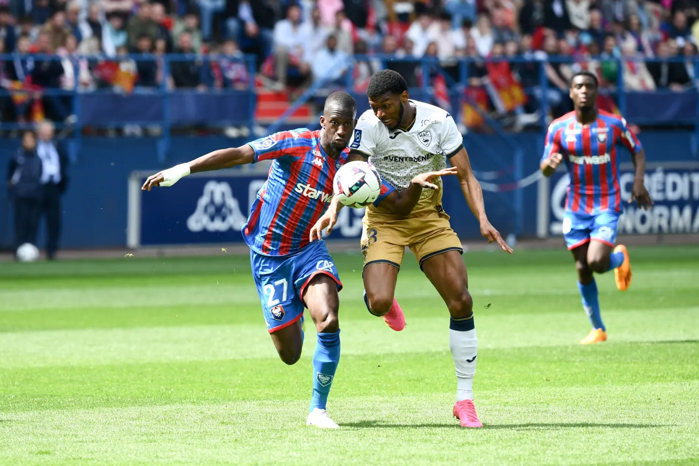 Le Havre s'impose à Caen et se rapproche de la Ligue 1