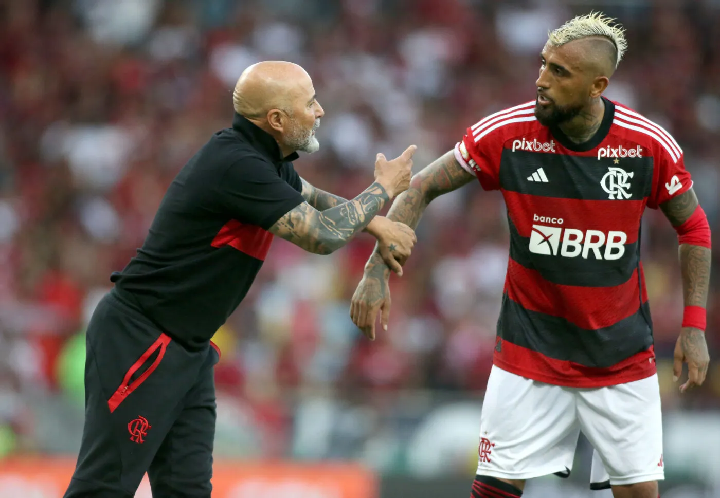 Arturo Vidal charge Jorge Sampaoli