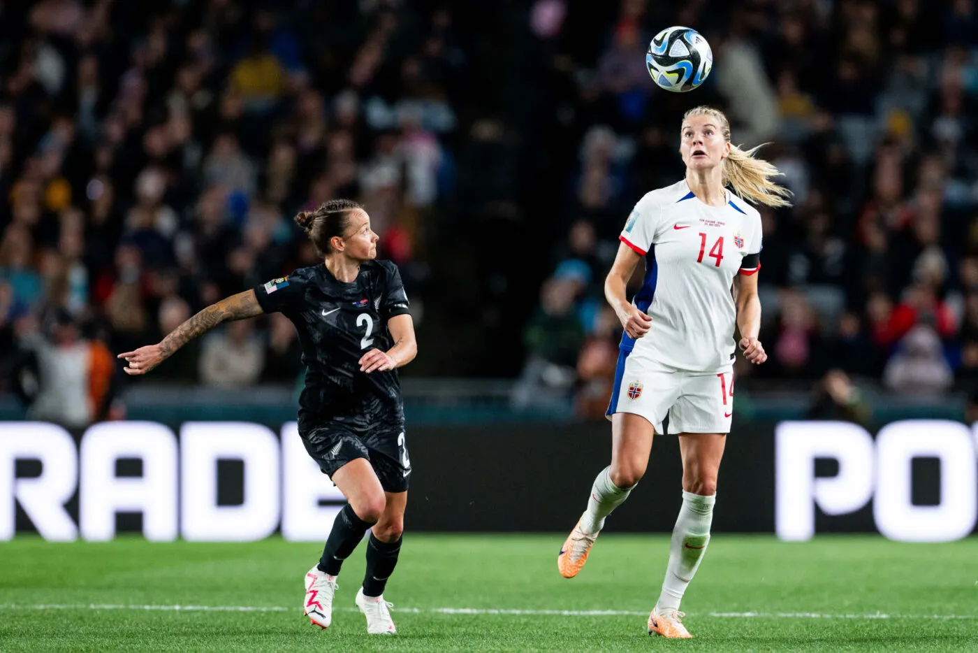 230720 Ada Hegerberg of Norway during the FIFA Women's World Cup football match between New Zealand and Norway on July 20, 2023 in Auckland. Photo: Vegard Grøtt / BILDBYRÅN / kod VG / VG0487