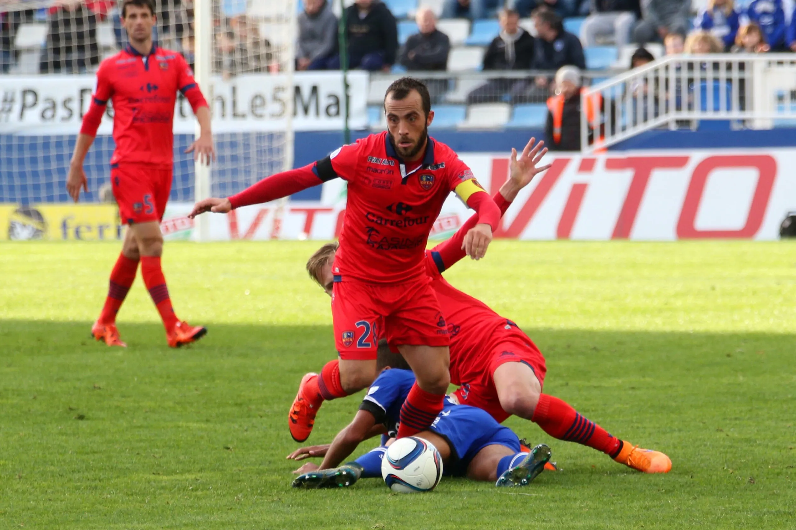 Louis Poggi, époque Ligue 1 (en novembre 2015 contre Bastia).