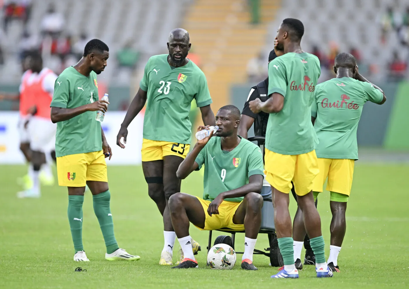 Les joueurs de Guinée sèchent l’entraînement