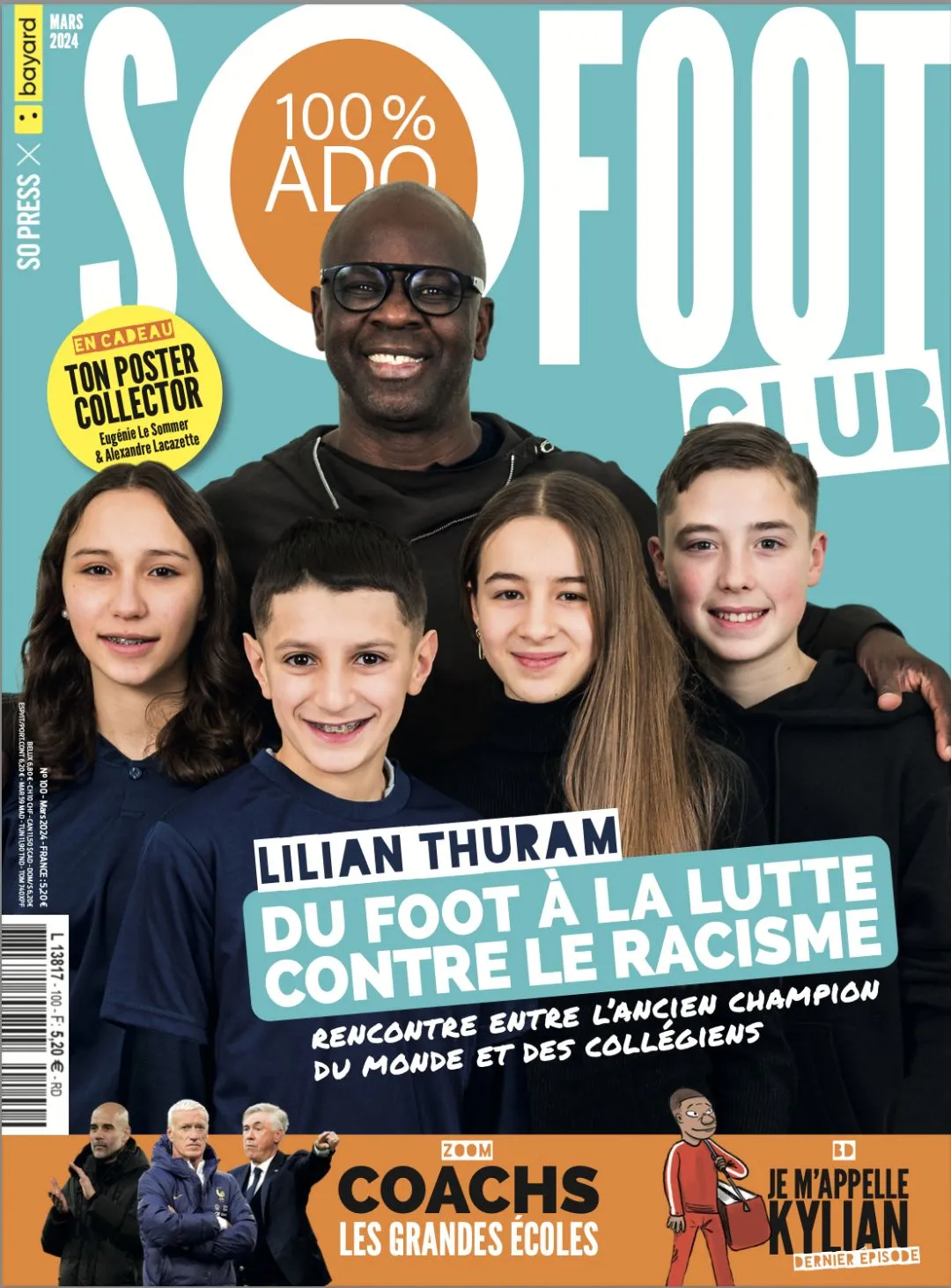 Lilian Thuram : « À l&rsquo;école, des enfants me traitaient de « sale noir » »