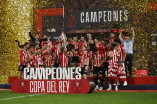 L’Athletic Club célèbre sa Coupe du Roi avec sa traditionnelle parade en bateau