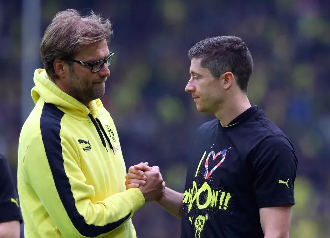 Quand Lewandowki pariait avec Klopp