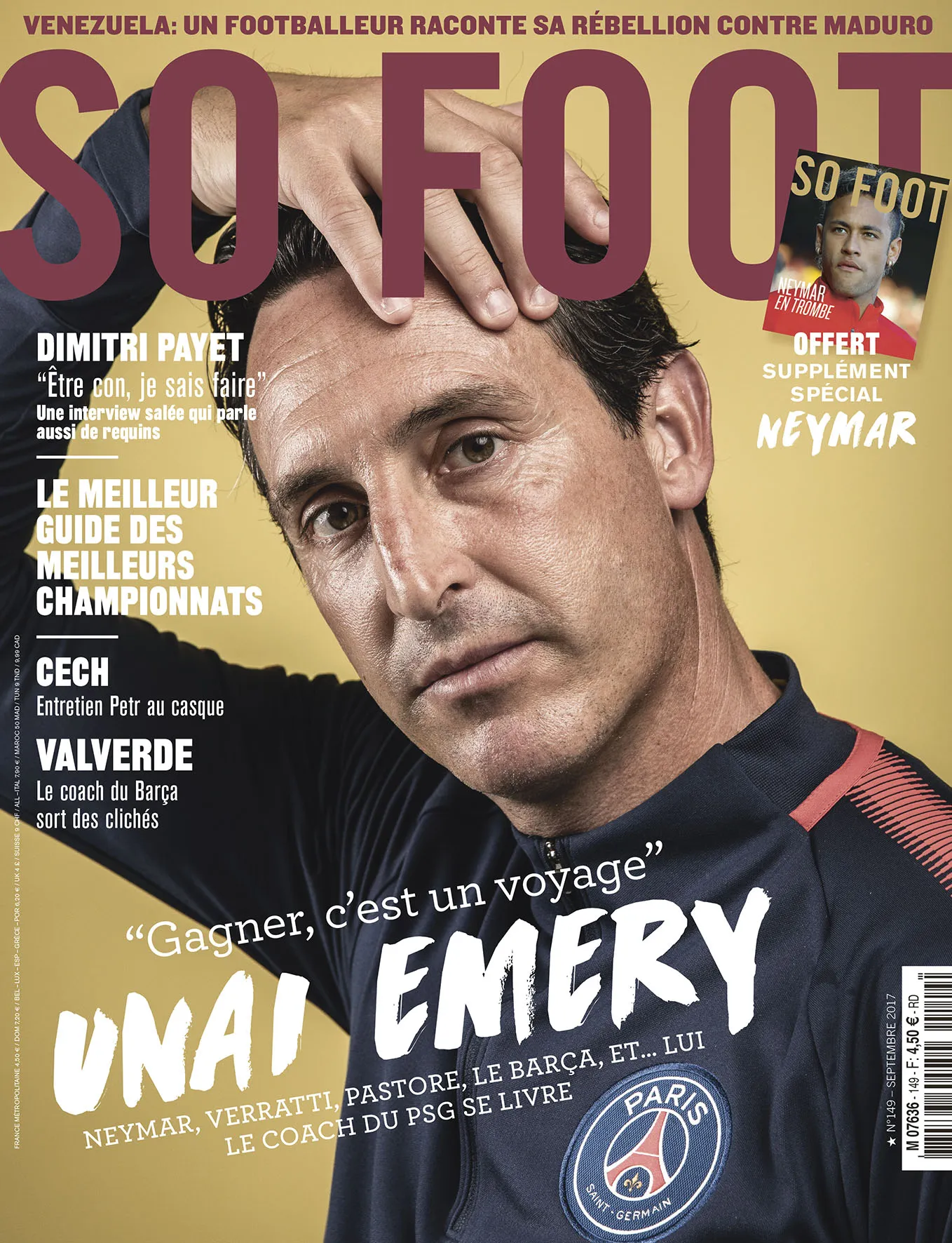 SO FOOT #149 – Unai Emery