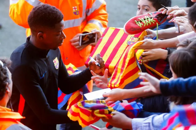 Dembélé absent entre trois et quatre semaines