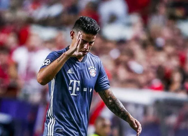 Le chambrage de James Rodríguez contre le Benfica