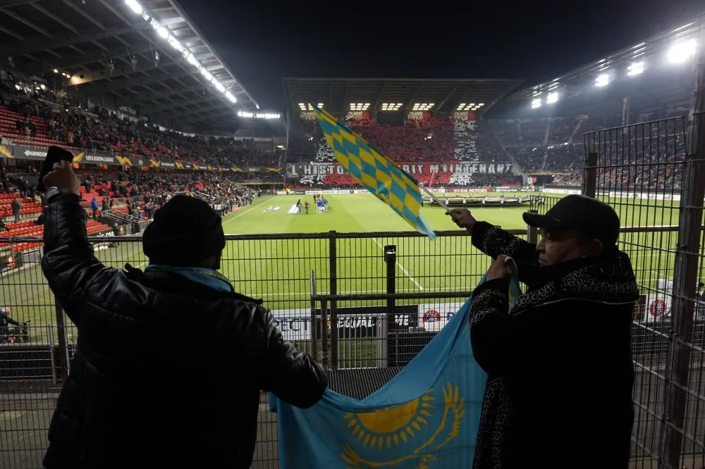 On était avec les supporters d’Astana au Roazhon Park