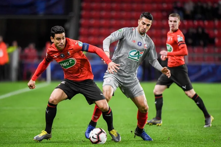 Rennes expulse Lille et prend son quart