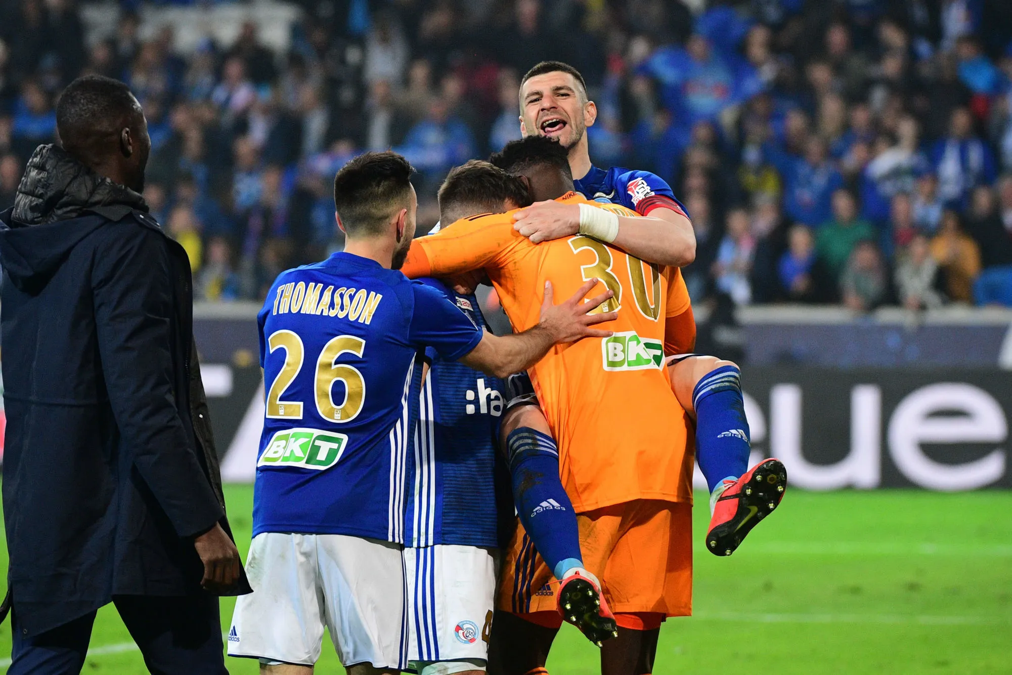 Les notes de Strasbourg contre Guingamp