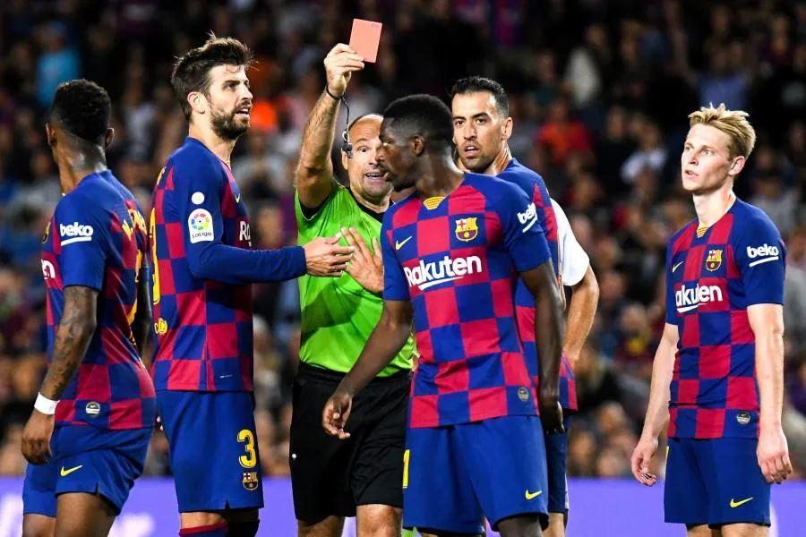 Ousmane Dembélé à l&rsquo;arbitre de Barça-Séville : «<span style="font-size:50%">&nbsp;</span>Tu es très mauvais<span style="font-size:50%">&nbsp;</span>»