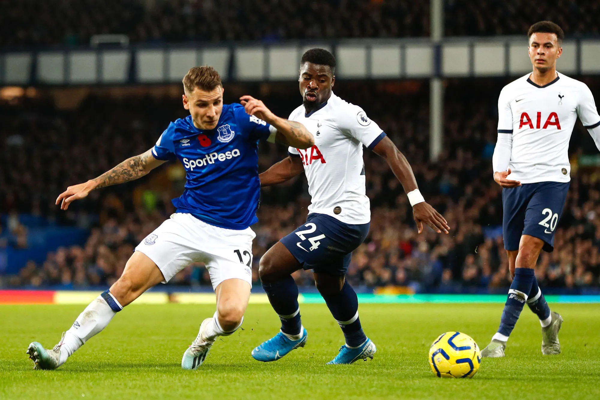 Everton s&rsquo;arrache contre Tottenham, l&rsquo;horreur pour André Gomes