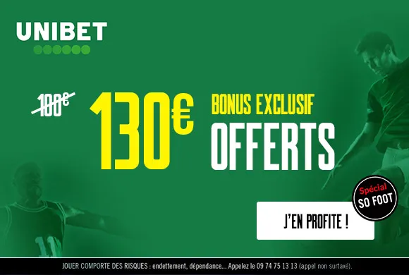 EXCLU : 120€ offerts au lieu de 100€ chez Unibet