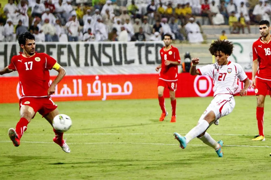 Des supporters de Bahreïn au Qatar pour la Coup du Golfe