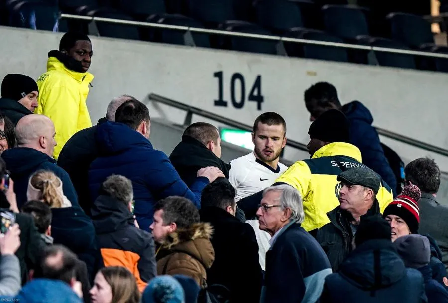 Eric Dier est monté en tribunes pour en découdre avec un supporter