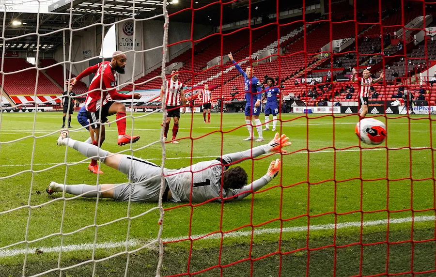 Chelsea prend l&rsquo;eau à Sheffield