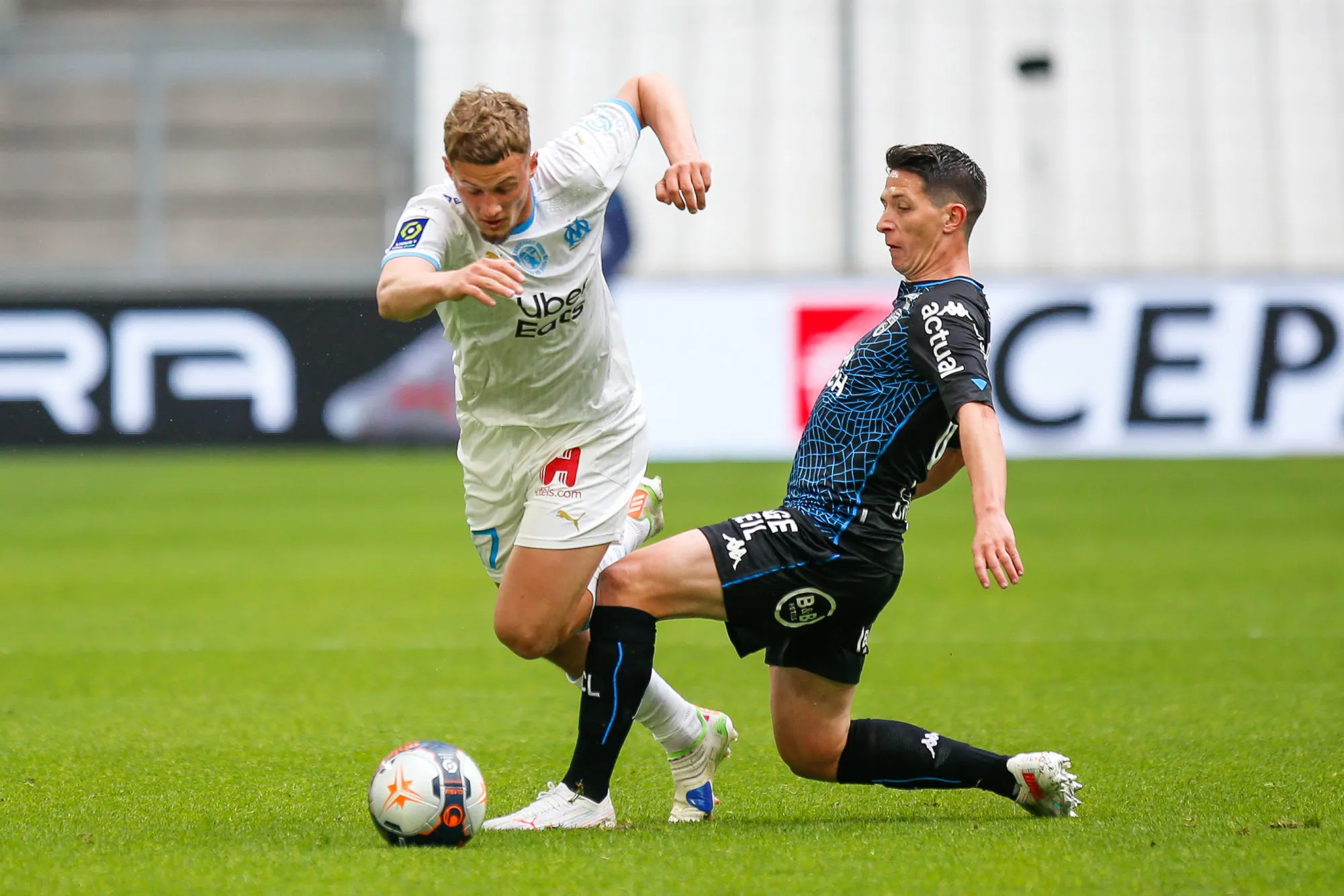 L&rsquo;Olympique de Marseille s&rsquo;impose sur le gong contre Lorient