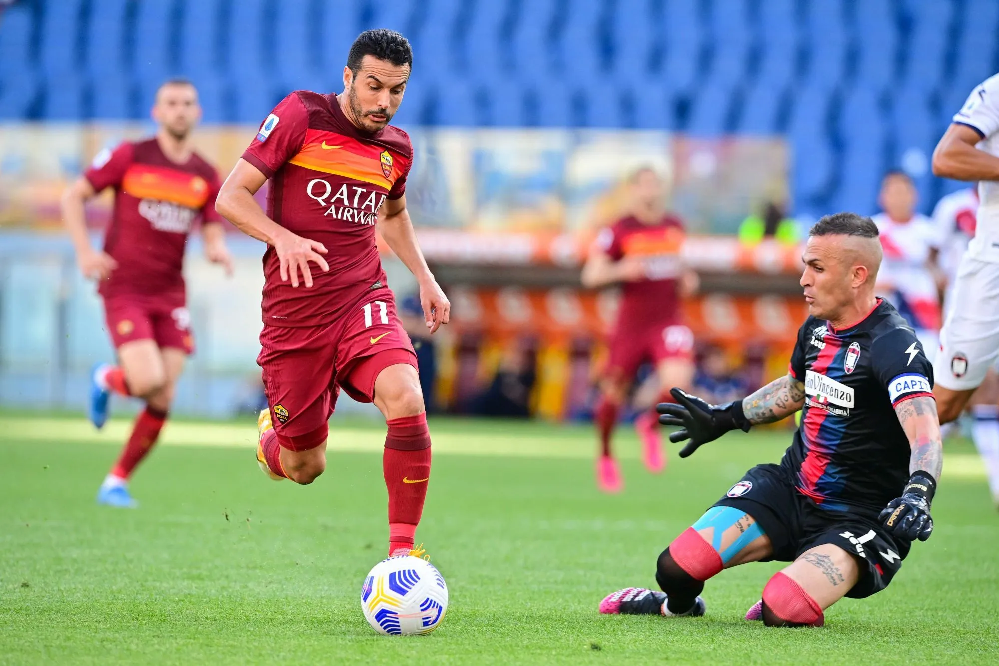 La Roma étrille Crotone avec un doublé de Lorenzo Pellegrini