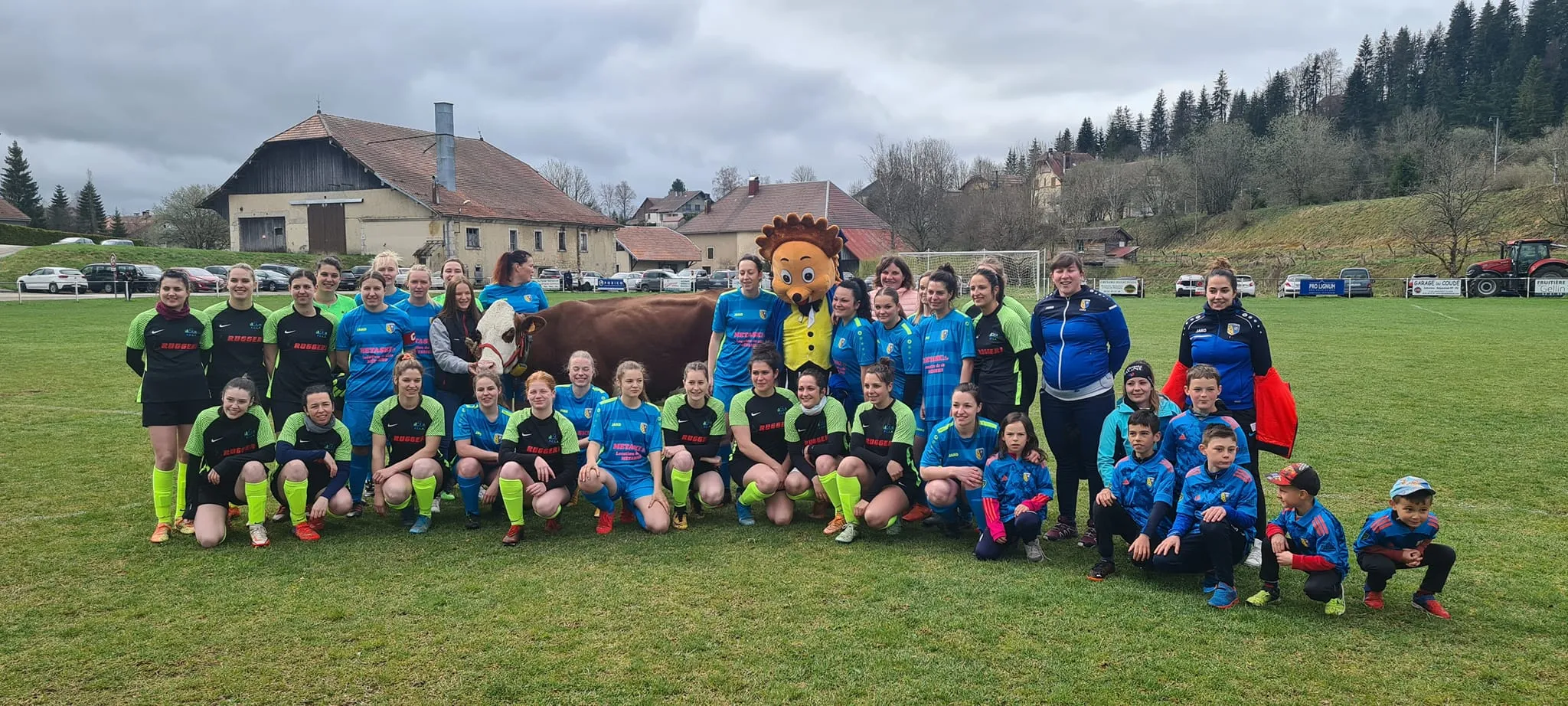 Osmose, la vache devenue star du football haut-doubien : « On ne va pas en faire tout un fromage »