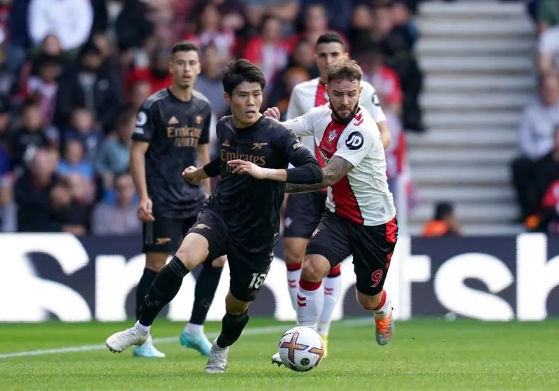 Southampton rattrape Arsenal par le col