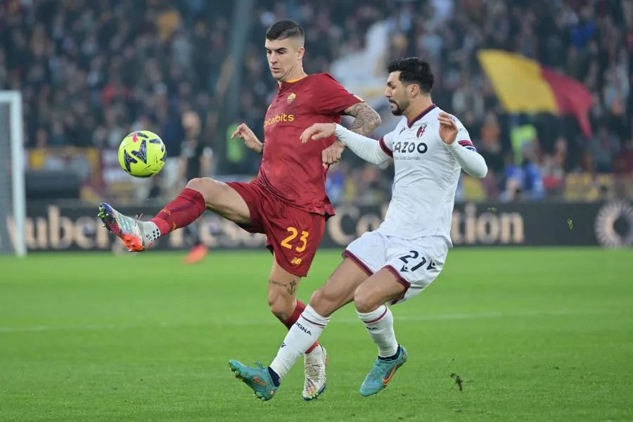 La Roma assure l&rsquo;essentiel face à Bologne