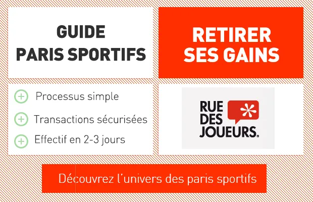 Retrait Gains Paris Sportifs