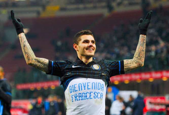 Icardi et son amour pour le foot