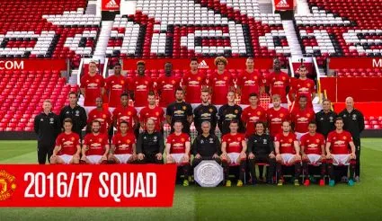 Schweinsteiger absent de la photo officielle de Man U